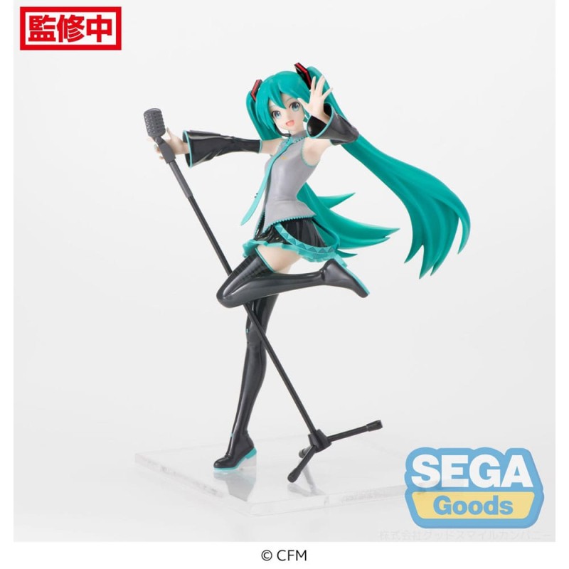 Hatsune Miku Series Estatua Luminasta PVC Project DIVA MEGA39's 15th DIVA Ver. 18 cm