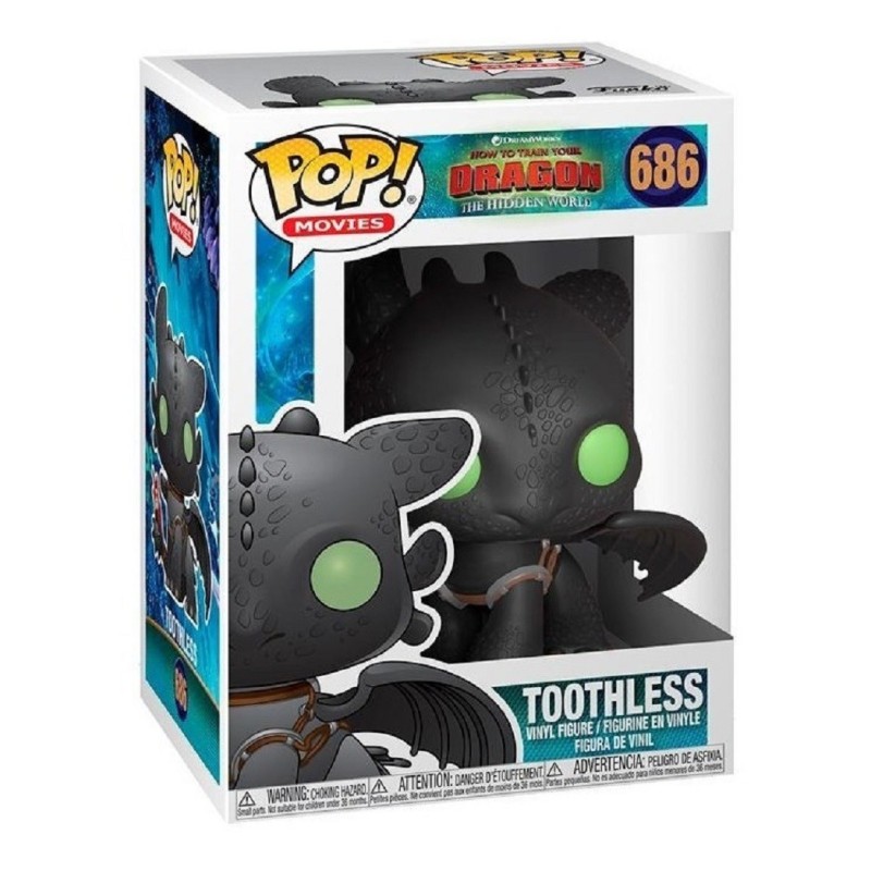 Funko Pop! 686 Toothless (How to train Your Dragon) (The Hidden World)