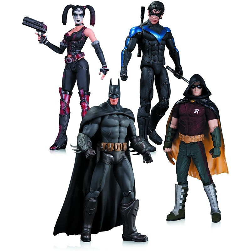 Pack figuras Batman: City. Robin, Harley Quinn, & Nightwing 18