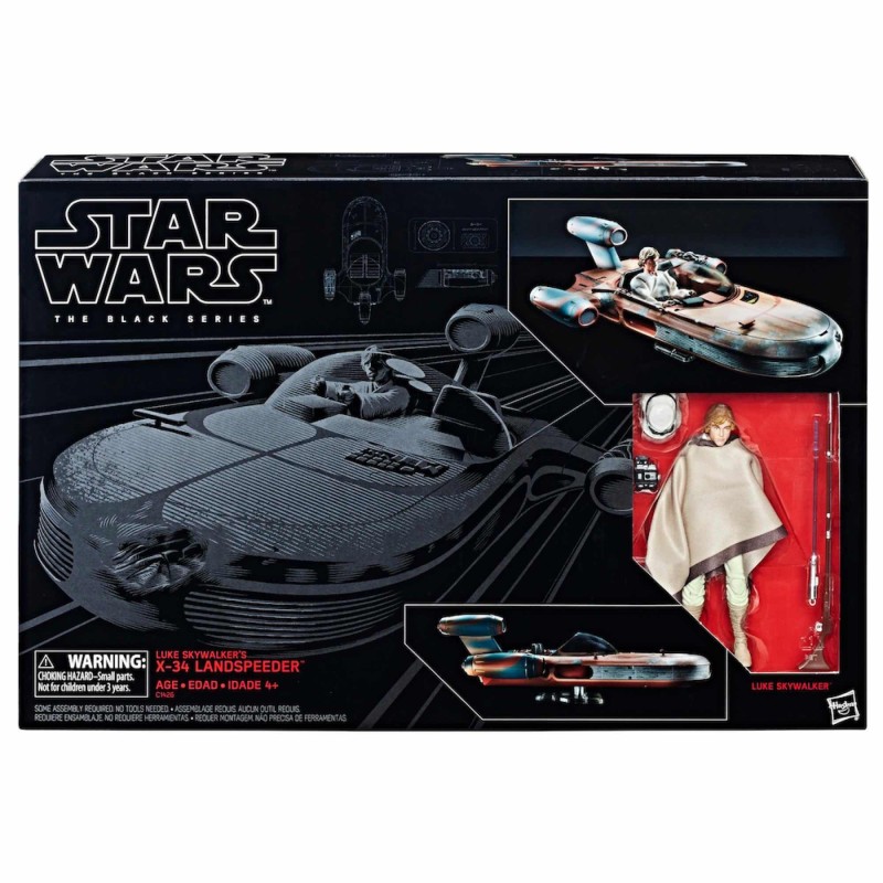 STAR WARS FIGURA BLACK SERIES 25 CM LUKE SKYWALKER & LANDSPEEDER VEHÍCULO (C1426)